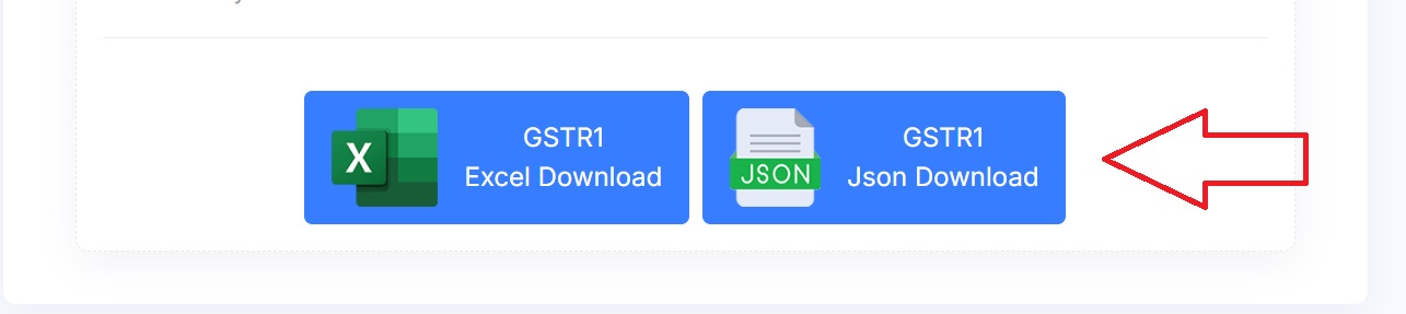 download GSTR1 JSON file