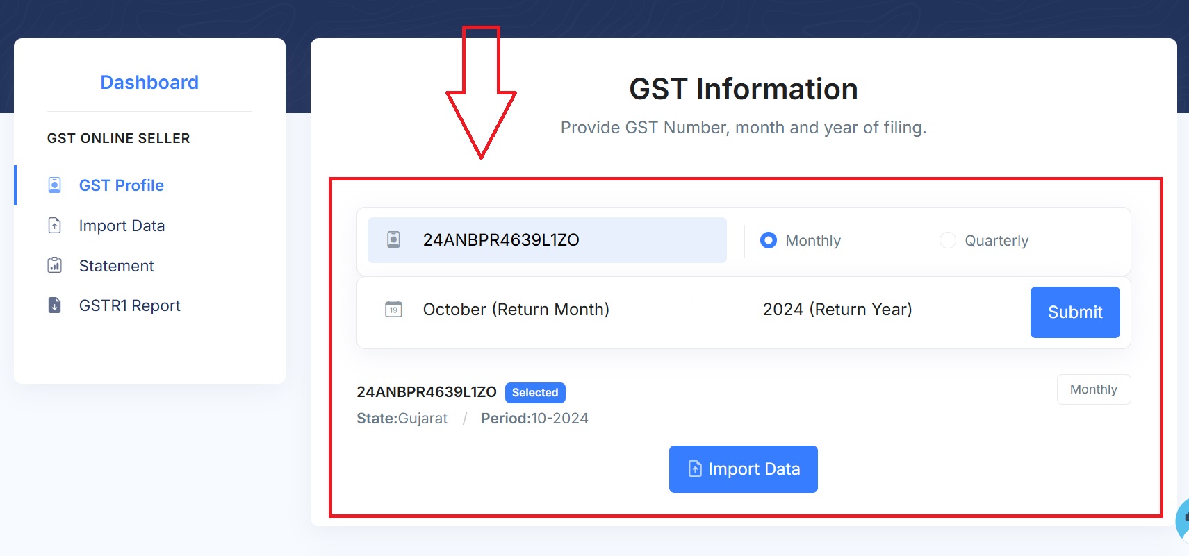 Input GST Information