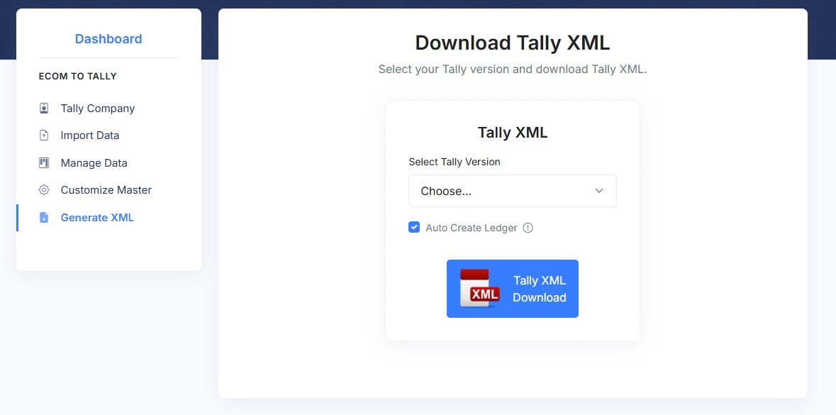 Download Tally XML