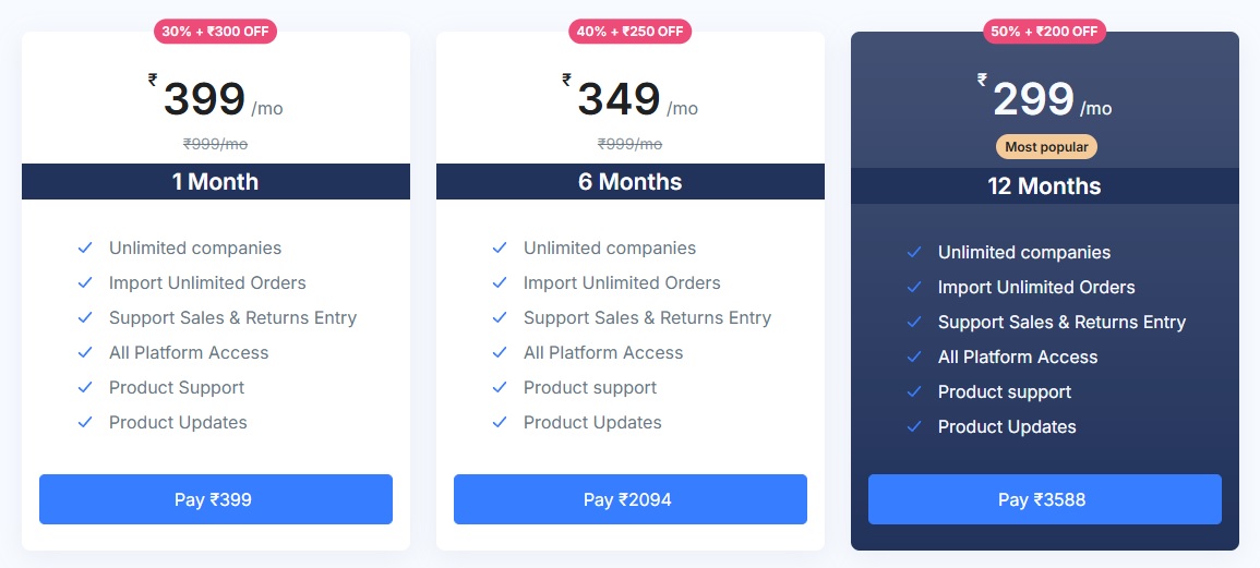 ecom to tally plan