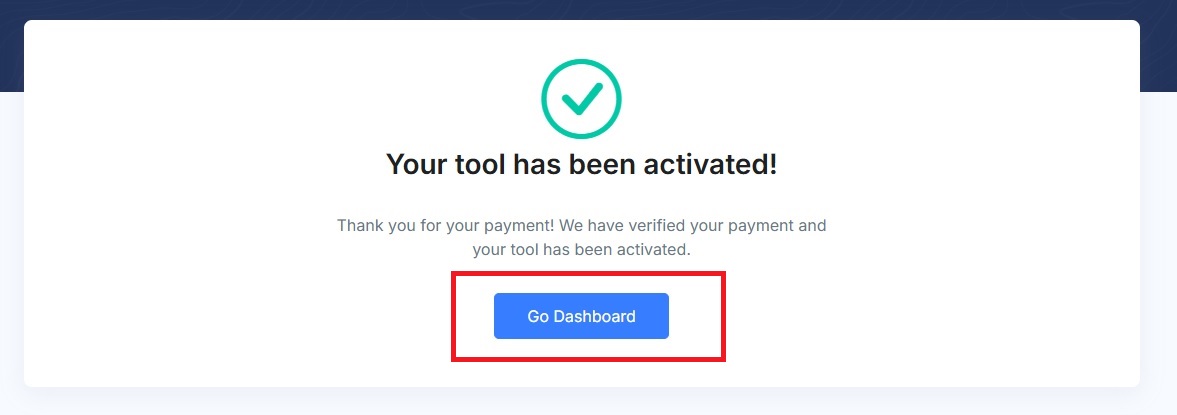 payment complete